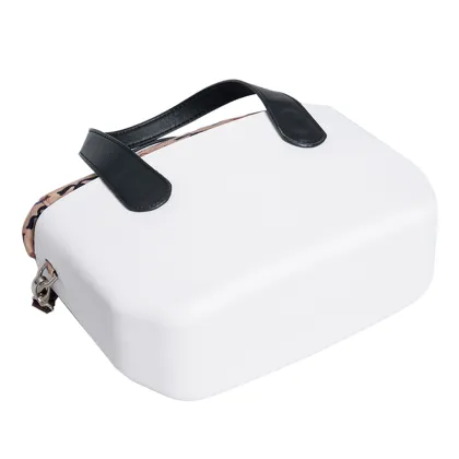 White hobo travel designer shoulder crossbody handbag
