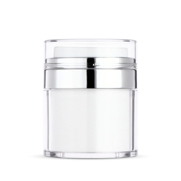 Luxury Airless Cosmetic Pump Jar - 15ml, 30ml, 50ml Double Wall Facial & Hand Cream Jar
