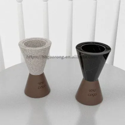 Brown & Cream Mukhabir Burner - Wedding Gift Electric Incense Burner