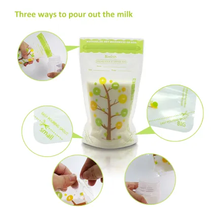 BPA-Free 200ml Storage Milk Bags for Baby Breastfeeding