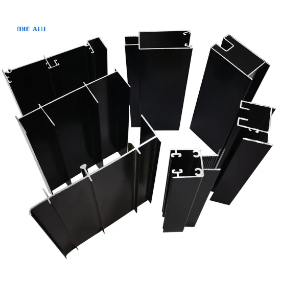 Blanco Negro INOX P40 P92 P65 Traditional Series Aluminum Alloy Profiles for Doors and Windows in Dominican