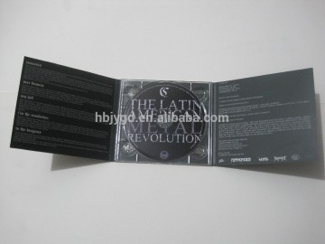 CD Digipak , 750gsm cardboad paper, 6 panels ,Matt Lamination , Golden UV Sport, Shrink wrapping