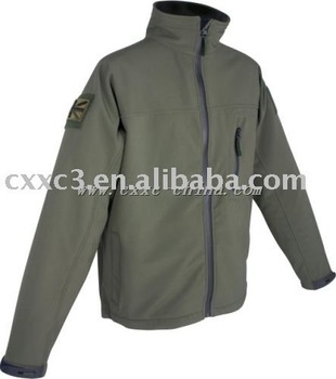 100% polyester Breathable Polyester Fleece Military Jacket