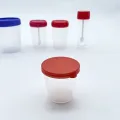 Recipiente de muestra de heces desechables de plástico médico siny