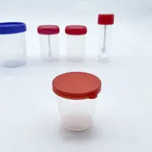 Recipiente de muestra de heces desechables de plástico médico siny