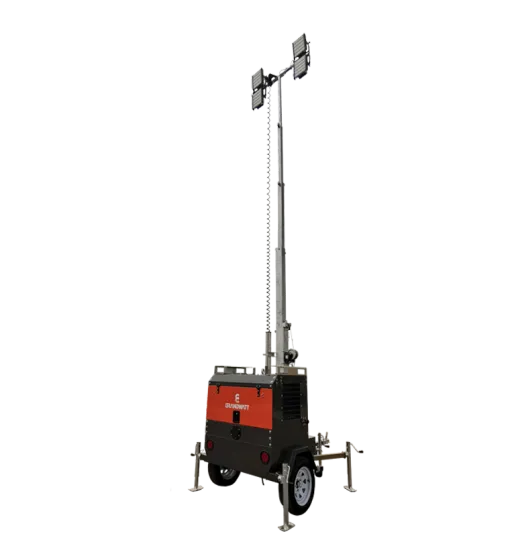 LED emergency mobile vertical convenient Lighting Tower