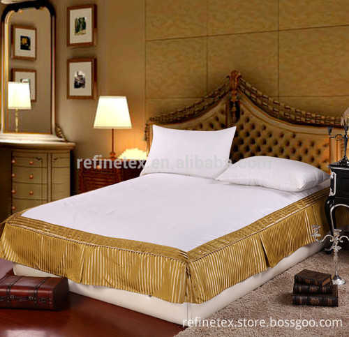 Bed Skirt For Hotel Use, Hotel Bed Skirt, Fitted Bed Skirt