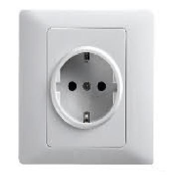 16A/250V 1 Gang Schuko Power Socket, 250V Voltage