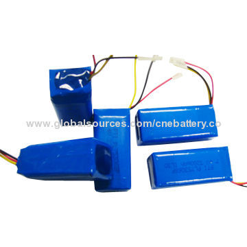 7.4V/10,000mAh Rechargeable Lithium Polymer Battery with Lighter Weight and Smaller Size