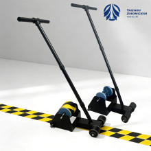 Aplicador de desenrolador de fita ajustável para trabalhos de construção