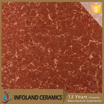 Pulati Full Body High Gloss Bright Red Ceramic Floor Tiles