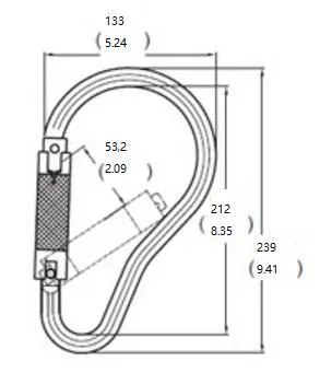 China supplier mountaineering carabiner