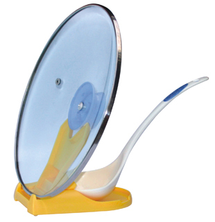 Yellow Mutil Fucntion Of Pot Cover Collection Rack