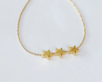 Gold Star Necklace -14 Gold Filled Necklace with Star Pendant- Tiny Star Necklace