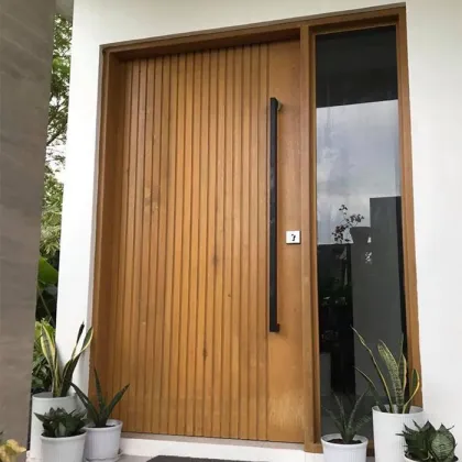 IKEA Luminum 2024 NFRC Soundproof Teak Double Internal Door Designs
