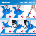Sistema ajustado da cubeta do espanador da rotação do furacão KT2415 Microfiber