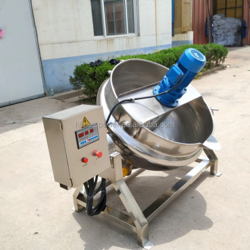 200L Double Sugar Jacketed Cooking Pot & 300L Electric Agitator Kettle