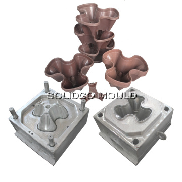 Outdoor Garden Flower Pot Plastic Injection Moulds