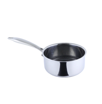 Stainless steel stock pot for cooking sauce