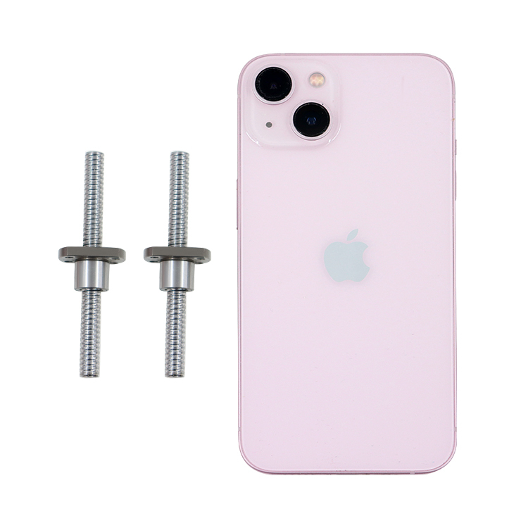 Miniature Ball Screws with Flange Nut - C3 C5 C7 Micro 4mm 6mm 8mm Diameter SFK0401 SFK0601 SFK0801 SFK0802 SFK0802.5