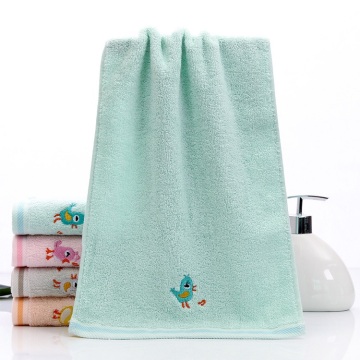 Cartoon embroidery Baby wash face towel handkerchief