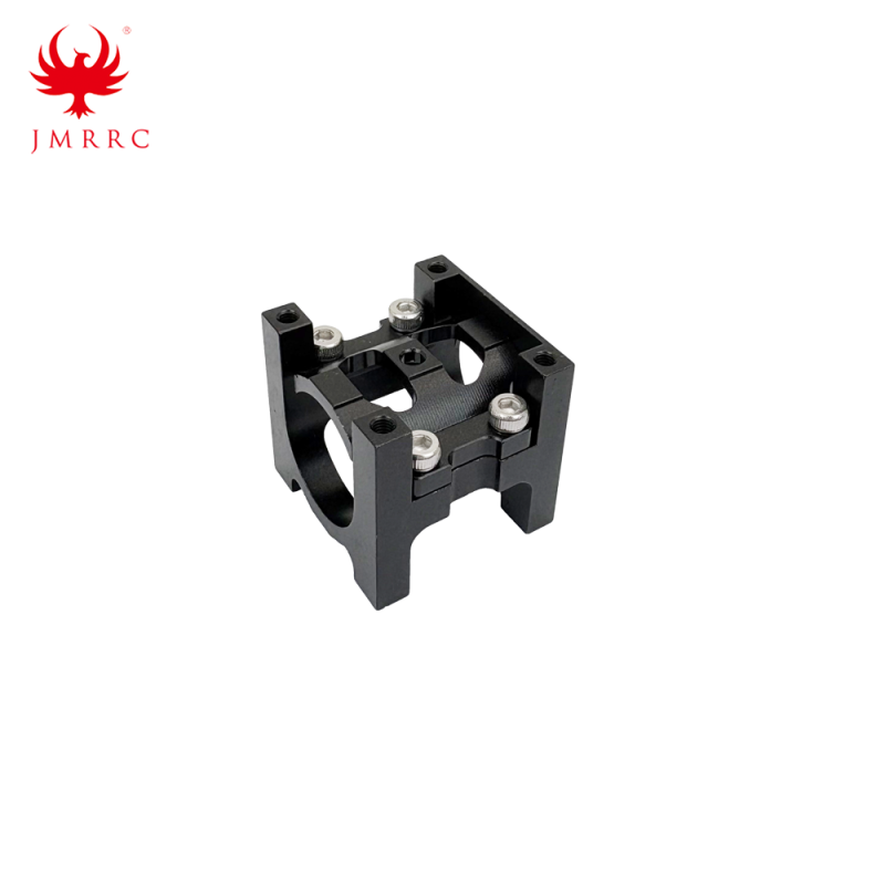 JMRRC Aluminium Alloy Clamp for Carbon Fiber Pipe 20mm CNC Integral Pipe Clamp Holder Pipes for Drone Multicopter