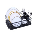 Modern Wood Handle Dish Rack and Drain Board