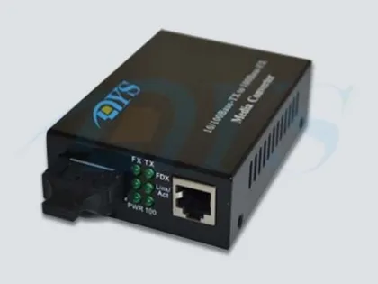 10m / 100m Optical Fiber Media Converter With Fx 100 / Fx Link