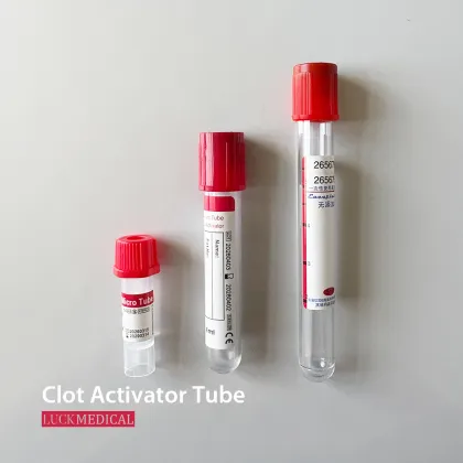 Clot Activator Tube Vacuum Tube Glass PET