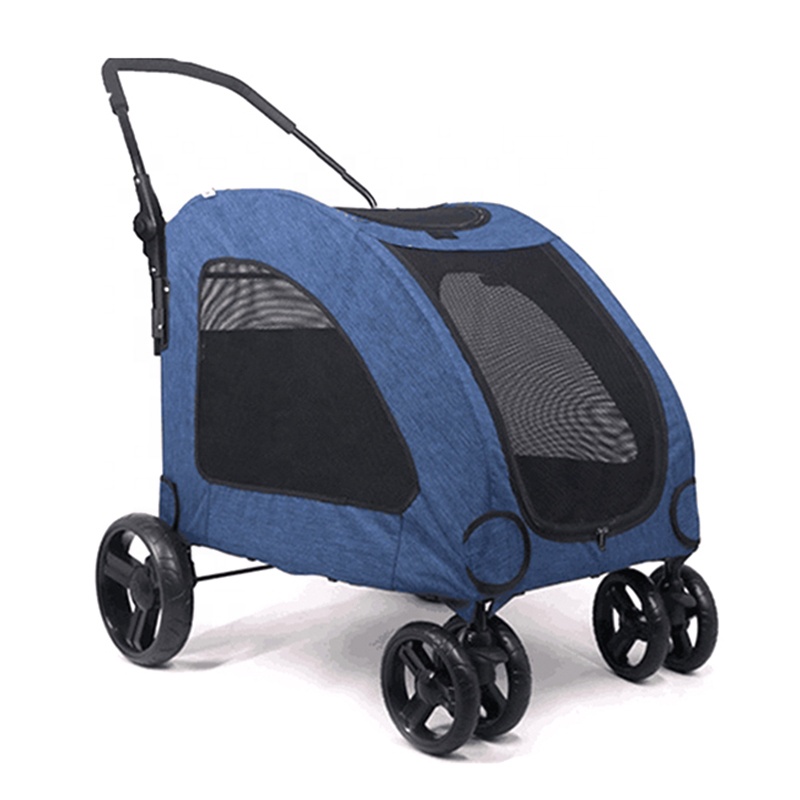 Pet 4 Wheel Folding Stroller