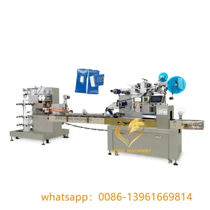 Single Sachet Wet Tissue Packing Making Machine
