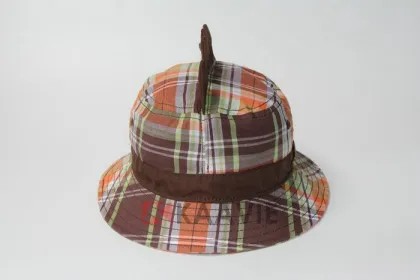 mohawk diamond checkedplaid unique customize funny bucket hat