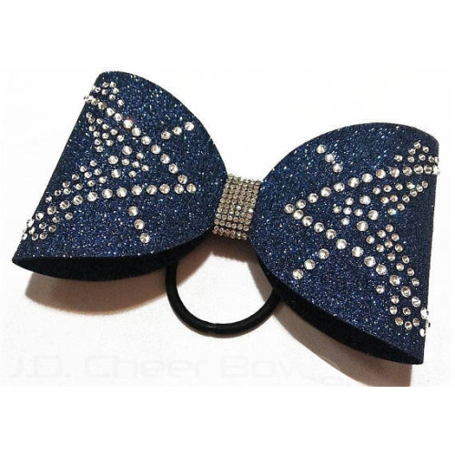 Hot-fix Spark Cheer Bow Rhinestone Transfer Motif