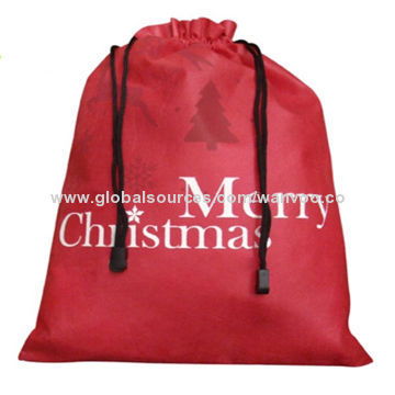 Christmas Gift Bags, Made of Polyester, Suitable for Small Gift PackagingNew