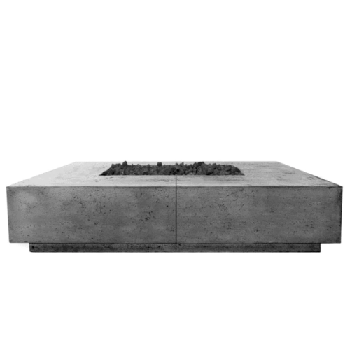 Tavolo da fuoco in cemento per esterni da 96 pollici