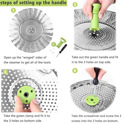 Stainless Steel Vegetable Steamer Basket For Instant Pot