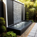 Parede externa de água para jardim