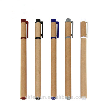 Recycle kraft paper pen gel pen advertising pen wholesale