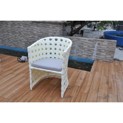 Patio Aluminium Garden Table Furniture White Tables