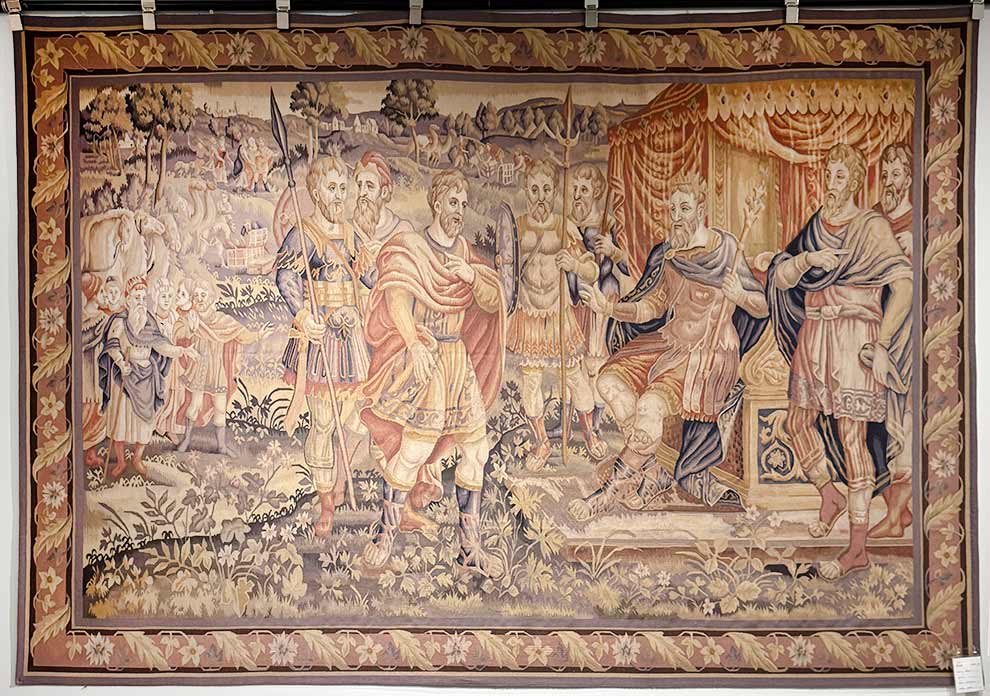 Обуссон -гобелен изящный ковер