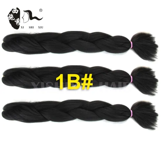 African american different colored best synthetic multi-color braiding hair extension