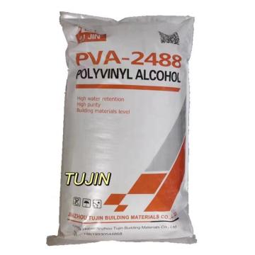 PVA Matière première alcool polyvinyle Pva Tujin