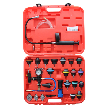 Tester di pressione del sistema di raffreddamento da 27 pc di alta qualità e kit master per spurgo del vuoto - VT01064B
