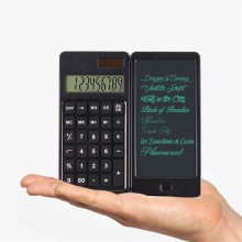 Calculadora de bolsillo inteligente con mesa de escritura