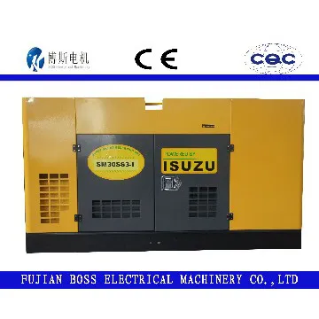 ISUZU generator set 20KW Soundproof Diesel Generator Set Engine 4JB1