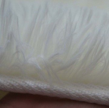 Soft Snow White Australian fake Sheepskin Rug Colored
