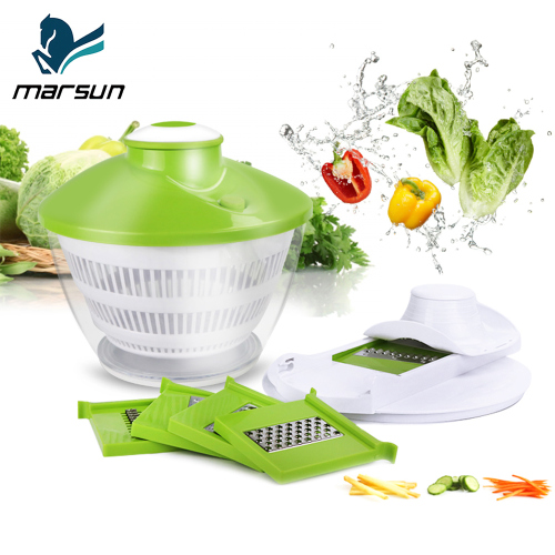 Vegetable Food Fruit Processor Set with Vegetable Grater Multi-functional Salad Spinner