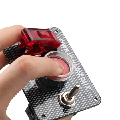 Racing Car Ignition Switch Panel with Engine Start Button