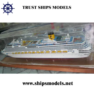 Miniature Luxury Cruise Ship Model