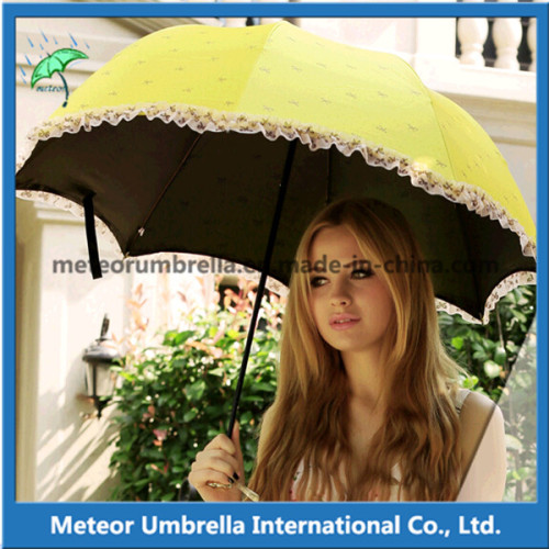 OEM Factory Fashion Promotional Gift Folding Sun and Rain Umbrella